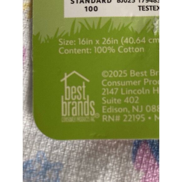 2 Pack Disney Stitch Hand Kitchen Towels Easter Eggs Spring 16 X 26” NEW - Picture 3 of 15